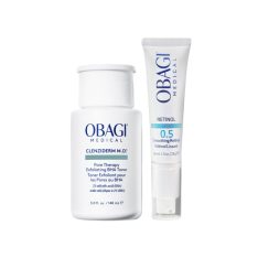 Bộ Đôi Giảm Mụn, Sáng Da Obagi Retinol 0.5 & Clenziderm BHA Toner – Làm Sạch Sâu, Tái Tạo Da Hiệu Quả