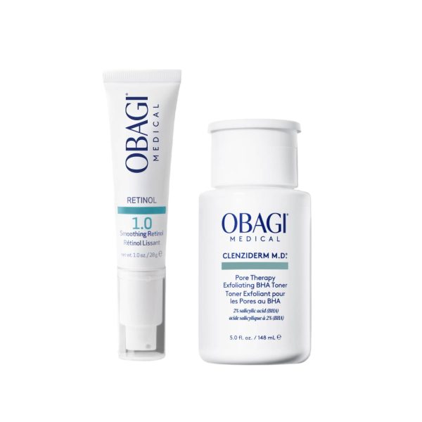 Combo Obagi Retinol 1.0 & Clenziderm BHA Toner – Dưỡng Mịn Da, Ngừa Mụn Hiệu Quả