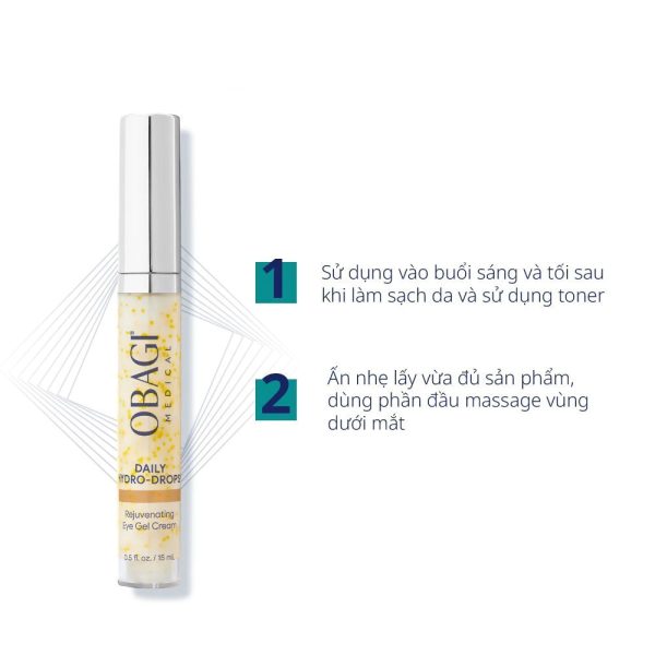Kem Dưỡng Mắt Obagi Daily Hydro-Drops 15ml – Giảm Thâm, Dưỡng Ẩm Sâu, Cho Vùng Da Mắt Tươi Trẻ