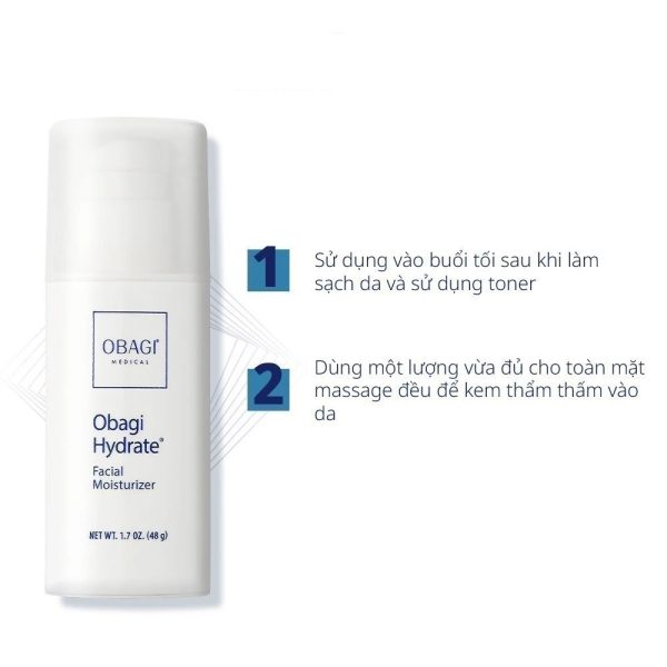 Kem Dưỡng Obagi Hydrate Facial Moisturizer – Bí Quyết Dưỡng Ẩm 8 Giờ Cho Làn Da Căng Mướt