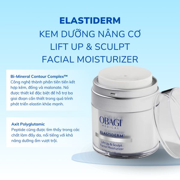 Kem Dưỡng Nâng Cơ, Săn Chắc Da Obagi ELASTIderm Lift Up & Sculpt Moisturizer 50ml – Trẻ Hóa Da Hiệu Quả