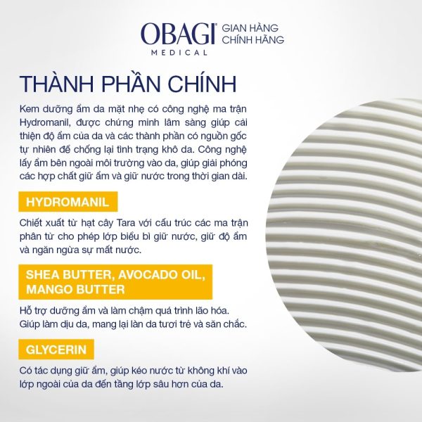 Kem Obagi Hydrate Luxe Moisture-Rich Cream 48g – Dưỡng Ẩm Sâu, Cải Thiện Da