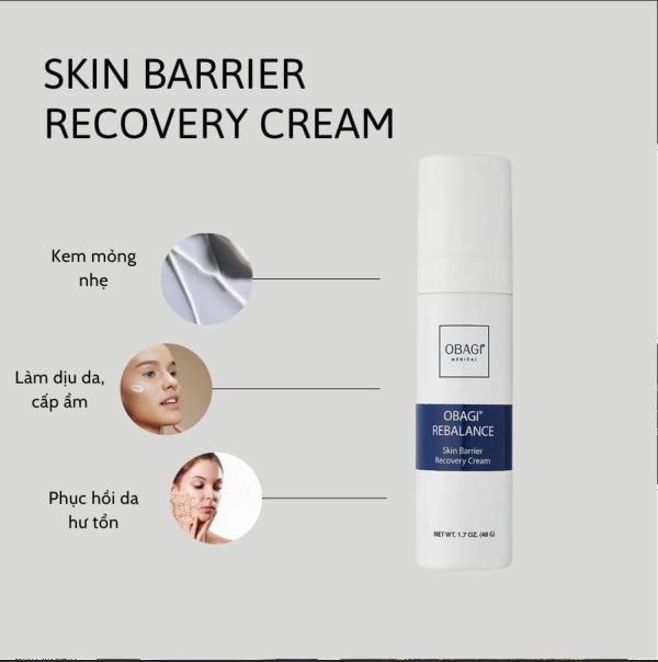 Kem Obagi Rebalance Skin Barrier Recovery Cream 48g – Dưỡng Ẩm Và Cải Thiện Làn Da Rõ Rệt