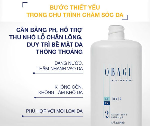 Nước Hoa Hồng Obagi Nu-Derm Toner Cân Bằng Và Làm Sạch Da