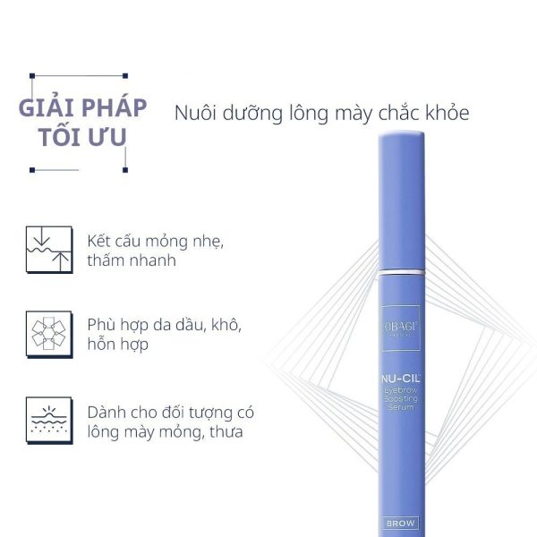 Tinh Chất Dưỡng Dày Lông Mày Obagi Eyebrow Boosting – Giúp Lông Mày Dày, Đậm Và Tự Nhiên