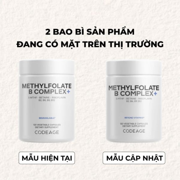 Viên Uống Bổ Não Code Age Methylfolate B Complex – Hỗ Trợ Tăng Cường Trí Nhớ, Giảm Stress Hiệu Quả