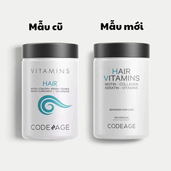 Viên Uống Codeage Hair Vitamins – Hỗ Trợ Kích Thích Mọc Tóc, Giảm Rụng Tóc Tự Nhiên
