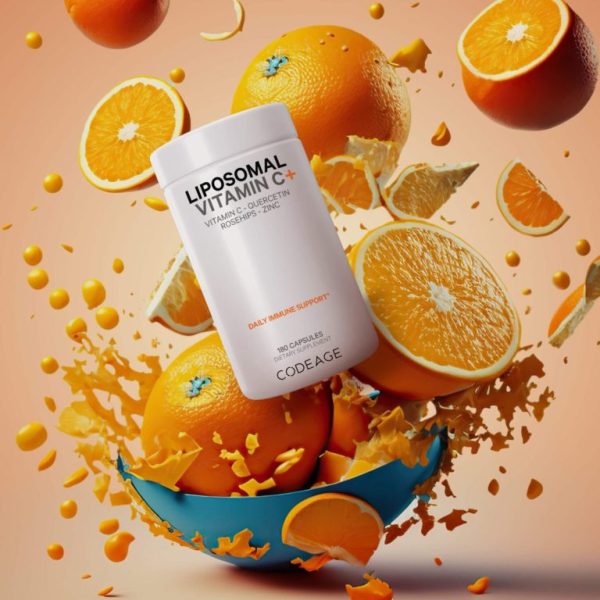 Codeage Liposomal Vitamin C 180 Viên – Bổ Sung Vitamin C, Làm Sáng Da, Ngăn Ngừa Lão Hóa