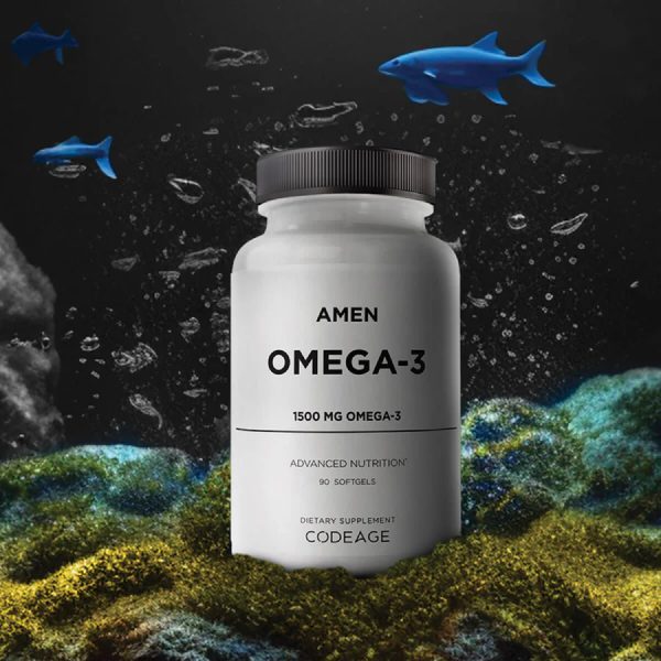 Viên Uống Dầu Cá Codeage Amen Omega-3 – Hỗ Trợ Tim Mạch & Làm Đẹp Da