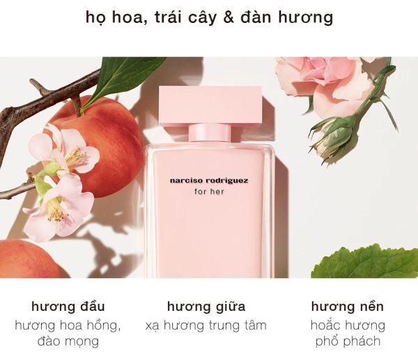 Nước Hoa Narciso Rodriguez For Her Eau De Parfum hồng 30ml