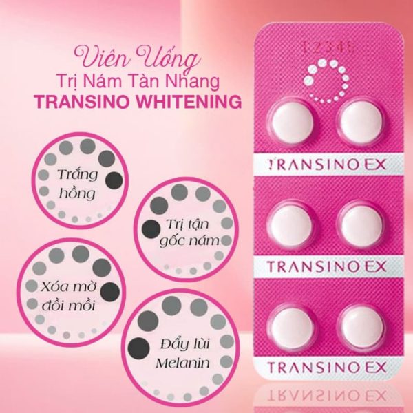 Viên uống Transino Whitening EX 240 viên – Hỗ trợ trị nám, làm trắng da hiệu quả