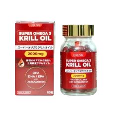 Dầu Nhuyễn Thể Super Omega 3 Krill Oil 2000mg – Viên Uống Tăng Cường Sức Khỏe