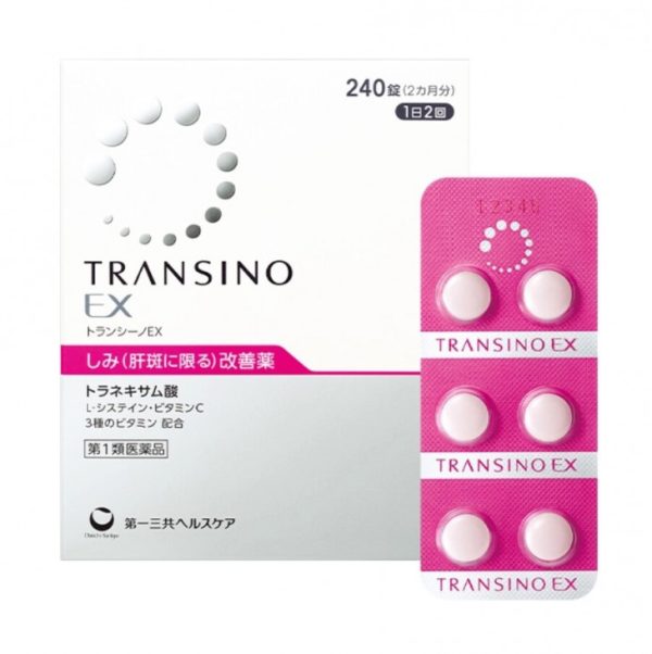 Viên uống Transino Whitening EX 240 viên – Hỗ trợ trị nám, làm trắng da hiệu quả