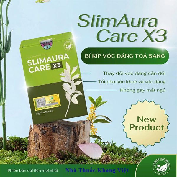 Viên Uống SlimAura Care X3 – Bí Quyết Giảm Cân, Giữ Dáng Thon Gọn, Tự Tin Tỏa Sáng
