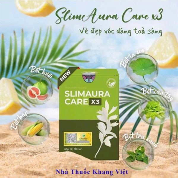 Viên Uống SlimAura Care X3 – Bí Quyết Giảm Cân, Giữ Dáng Thon Gọn, Tự Tin Tỏa Sáng