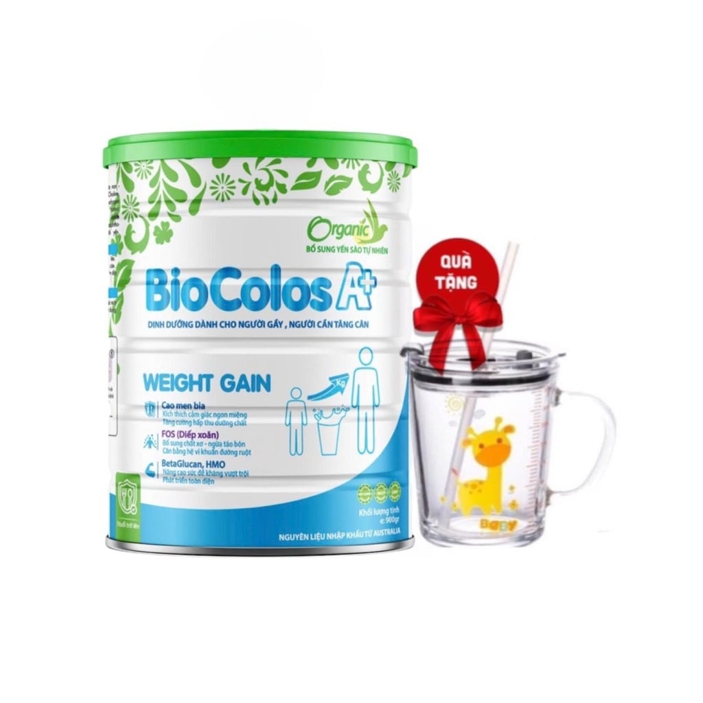 Sữa tăng cân Biocolos A+ Weight Gain 900g Sữa tăng cân Biocolos A+ Weight Gain 900g – Bổ sung năng lượng hỗ trợ tăng cân cho người gầy
