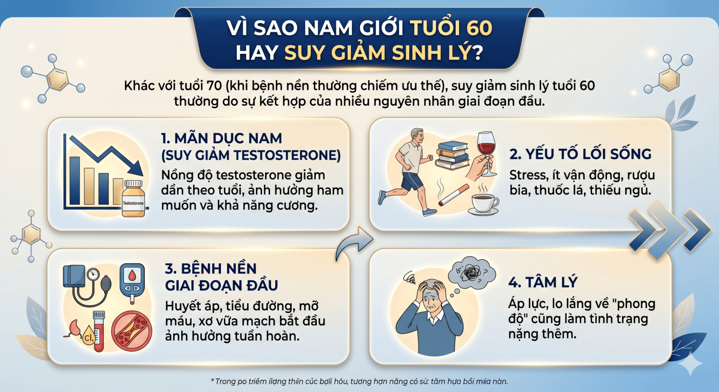 Thuốc cương dương cho người 60 tuổi Thuốc Cương Dương Cho Người 60 Tuổi: Lựa Chọn & Lưu Ý An Toàn